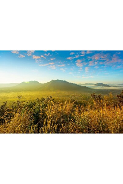 Zumzeria Tablou Canvas Fog Over Mountain In Thailand, 80x50cm, tabloucanvas59...