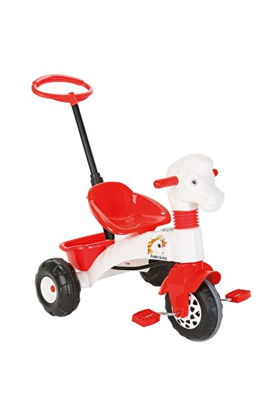 OEM Tricicleta cu maner pentru copii, Pilsan Pony white