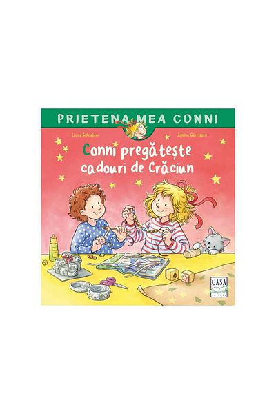 Editura Casa Crate pentru copii - Conni pregateste cadouri de Craciun