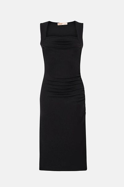 Hiccup Μίντι φόρεμα Bodycon με τετράγωνο λαιμό