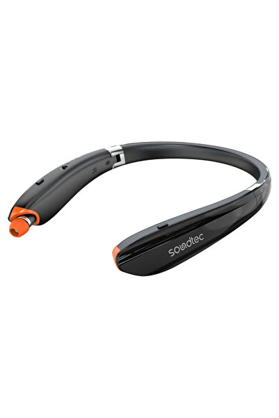 porodo Soundtec Echo Flex Geri Çekilebilir Kablolu ENC Boyun Bantlı Kulaklık,...