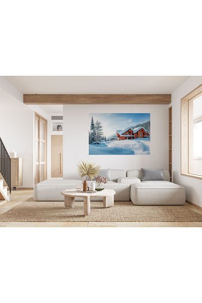 Zumzeria Tablou Canvas Wonderful Winter Panorama, 80x50cm, Tabloucanvas1224, ®