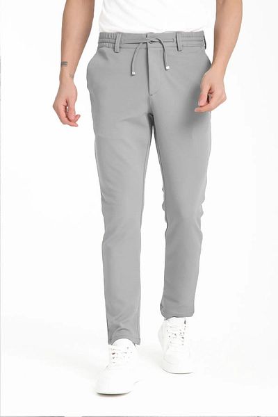 CLASSİCS MEN Slim Fit Jogger Παντελόνι - Μοντέλο Text - 7252