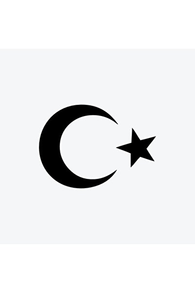 ONE SPRAY TATTOO Büyük Ay Yıldız Dövme Şablonu (SPREYSİZ)