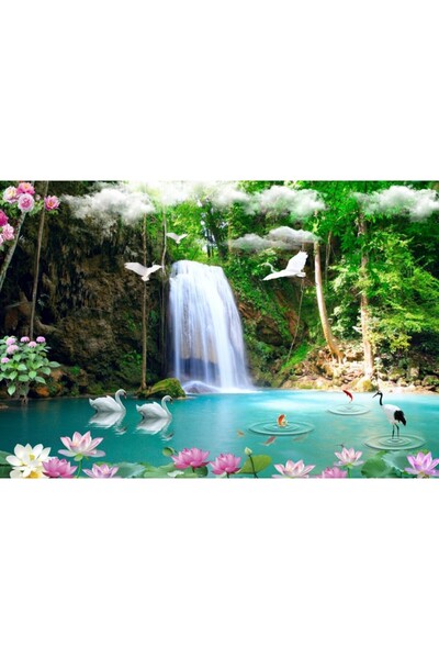 Zumzeria Tablou Canvas Fairytale Natural Background In The Forest, 80x50cm, tabloucanvas504, Zumzeria ®