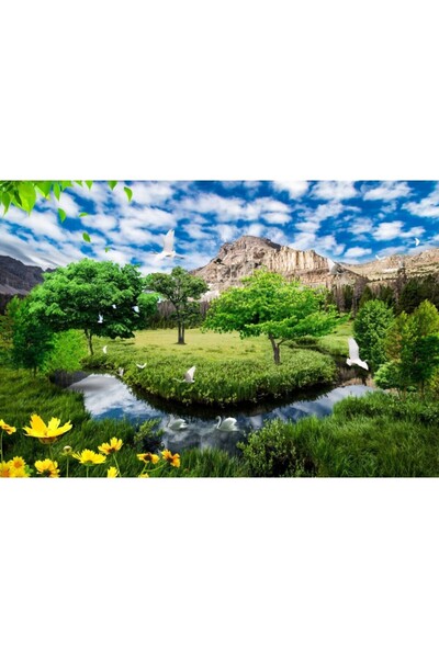 Zumzeria Tablou Canvas Spring Painting, 80x50cm, tabloucanvas281, ®