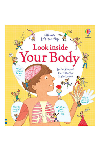 Usborne Детска книга - Погледни вътре: Твоето тяло