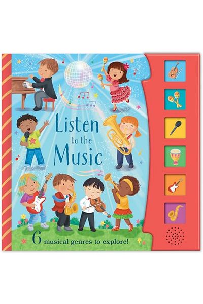 North Parade Children's Book, , 6 Button Sound Boconfirmat - Listen To The Music, 3 Years