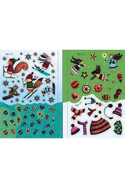 Usborne Sticker Book - Little Sparkly Christmas Book