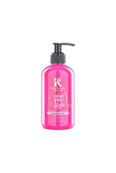 Radical Color Taffy Amonyaksız Su Bazlı Saç Boyası 250 ML 1 Adet Şekerleme