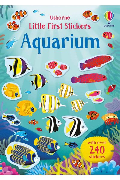 Usborne Little First Stickers: Aquarium