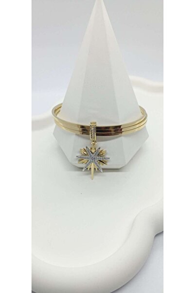 ndjewelry Sallantılı Deniz Yıldızı Charmlı 3'Lü Ajda Bilezik