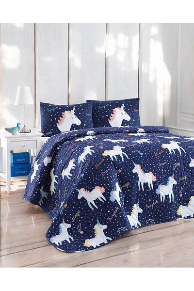 pepuza Mystovia Quilted Bedspread Set Double