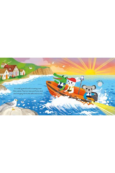Usborne Children's Book - Lights And Sounds Emergency Vehicles