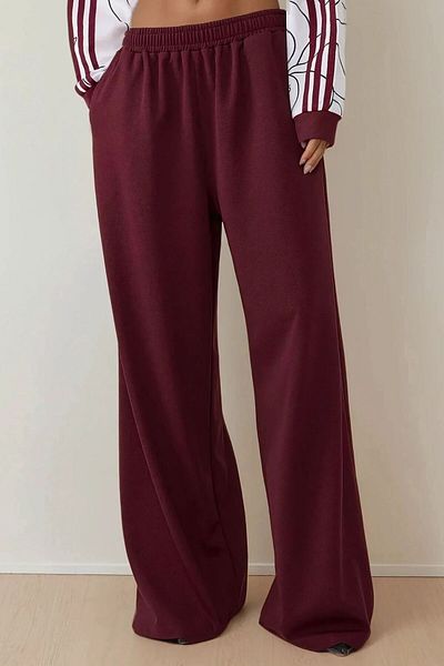 Hiccup Pantaloni tricotați cu talie elastică și picioare largi