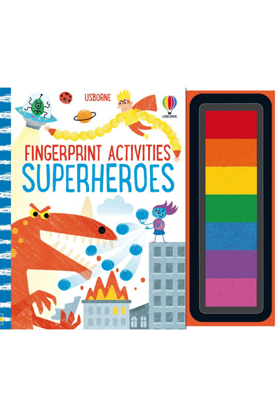 Usborne Fingerprint Activities Superheroes