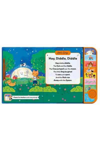 North Parade Publishing Musical Card, Npp, Hey, Diddle, Diddle, 3 Years