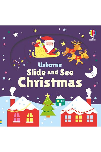 Usborne Children's Book, , Slide And See Christmas, 0 Years