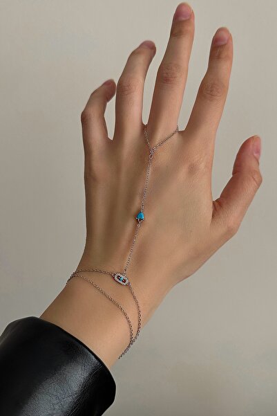 Okko Store Mavi Mini Kalp Şahmeran