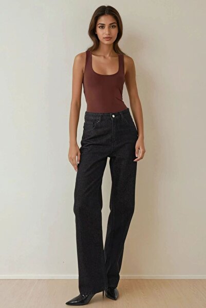 Hiccup Fitted Square Ribbed Top