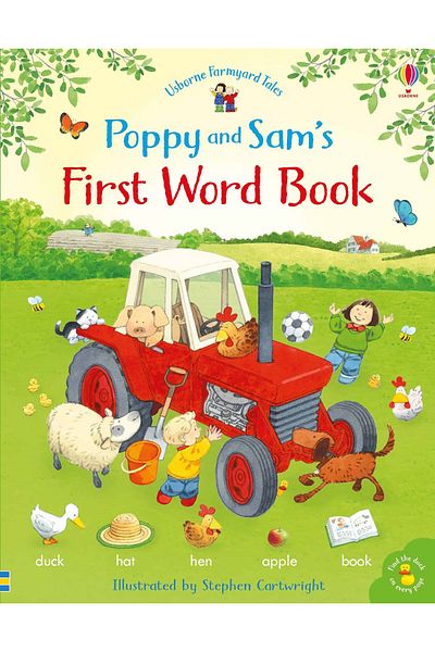 Usborne Children's book, Usborne, Poppy and Sam's First Word Book, 3+ years