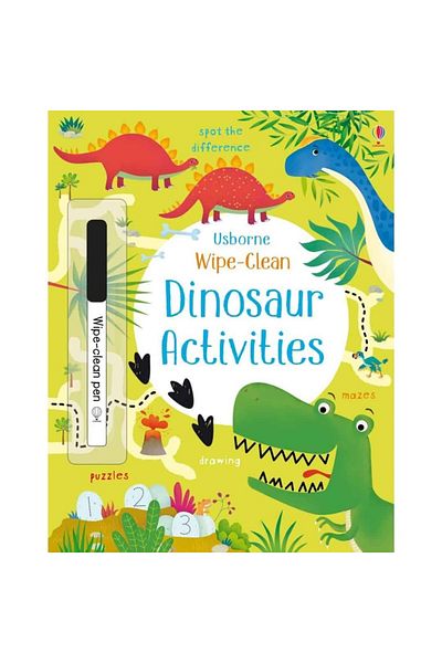 Usborne Children's Book - Wipe-clean Dinosaur Activities