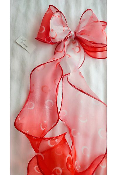 Nuasya Red White April 23 May 19 Special Day Buckle Children Adult, Bow Buckle