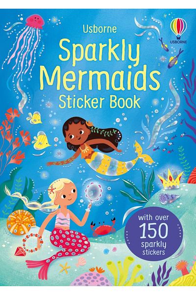Usborne Children's book, Usborne, Sparkly Mermaids Sticker Book, 3+ years