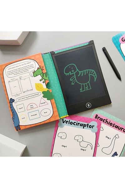 North Parade Publishing Lcd Tablet & Flashcards - Dinosaurs