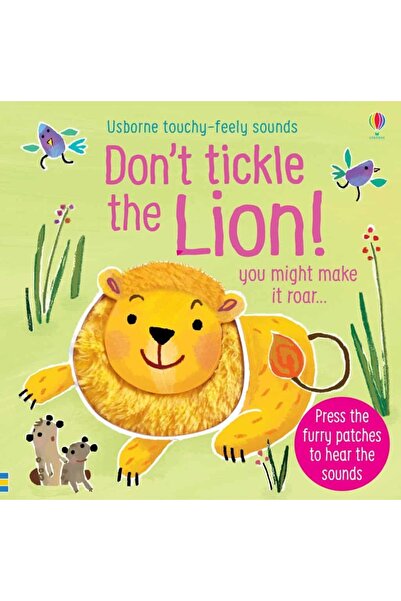 Usborne Carte senzorială cu sunete, NU GÂDILĂ LEU!, Usborne, + 6 luni