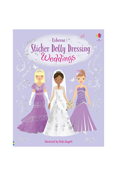 Usborne Carte cu stickere - Sticker Dolly Dressing Weddings