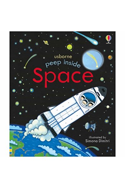 Usborne Carte Peep Inside despre spatiu - Peep Inside Space