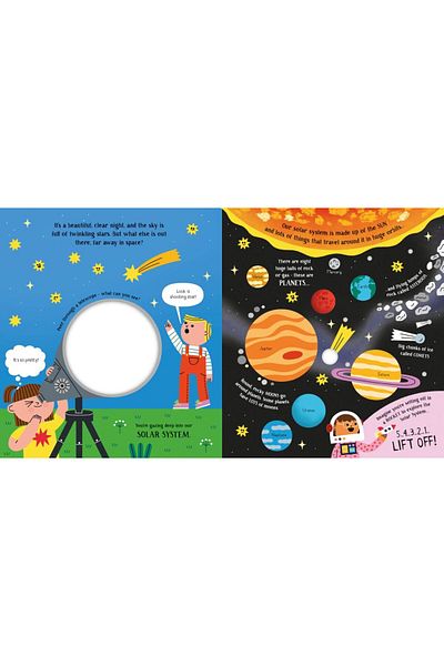 Usborne Children's book, Usborne, Step Inside Science: The Solar System, 5+ years