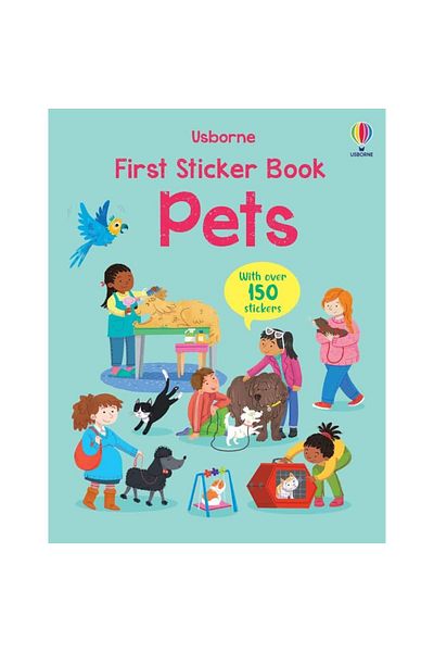 Usborne Children's Book - First Sticker Book Pets