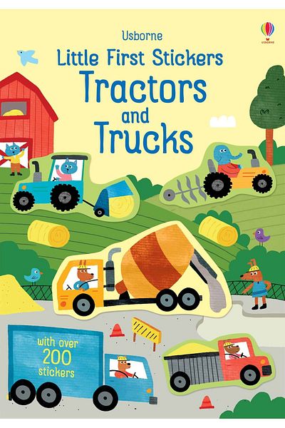 Usborne Little First Stickers Tractors and Trucks