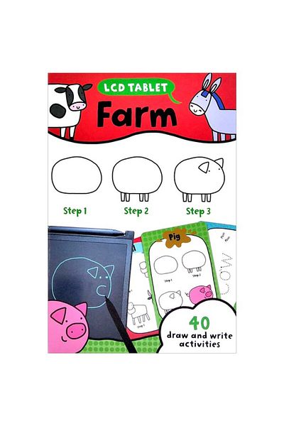 North Parade Publishing Tablet & Flashcard Set - Farm Animals