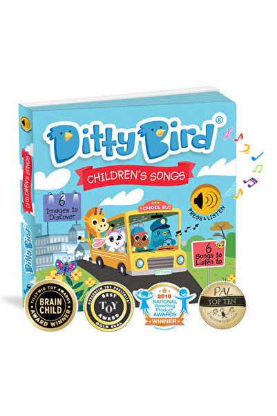 Ditty Bird Carte pentru copii, Ditty Bird, Cântece pentru copii, 6+ luni