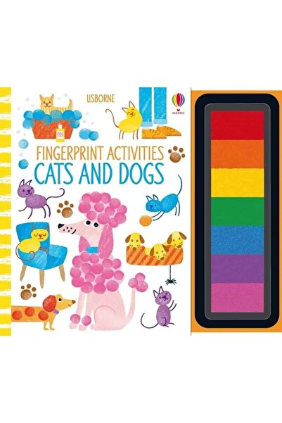 Usborne Activități cu amprente digitale - Carte cu activități cu amprente dig...