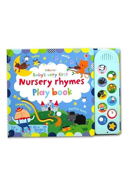 Usborne Carte Muzicala – Baby’s Very First Play Book: Nursery Rhymes