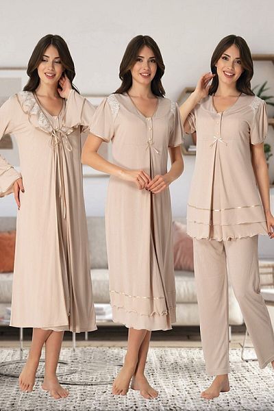 Effort Pijama مجموعة قهوة الحوامل بالحليب من إيفورت 8026 مكونة من 4 قطع