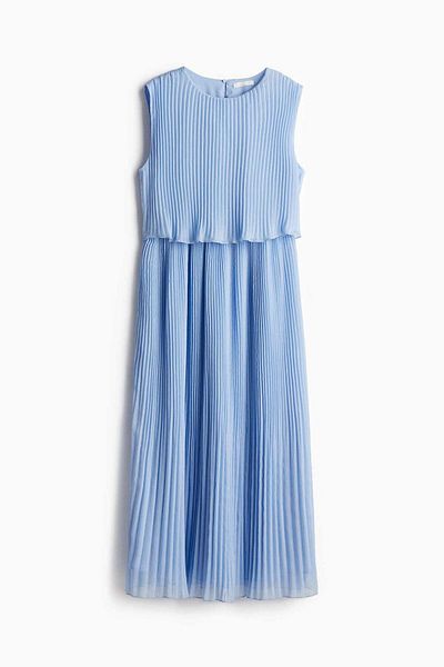 H&M MAMA Pleated nursing dress