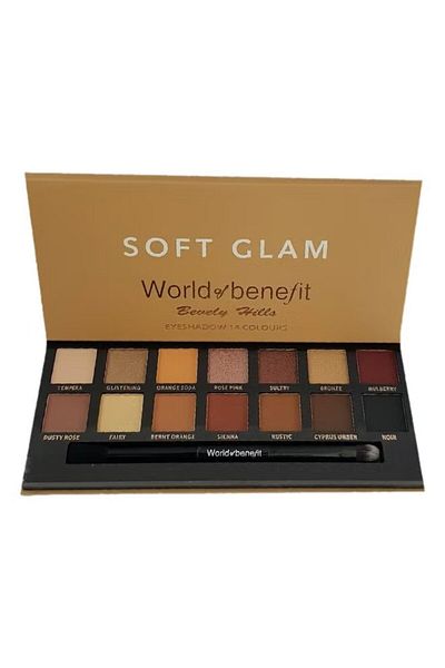 Love Me Soft Glam 14 Color Eyeshadow Palette (Packaging May Vary) Multicolor Multicolor