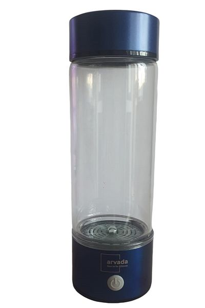 blossom Hydrogenated, Ionized and Plasma Water Generator Bottle - 420 ml, ARVADA, USB Power Supply,