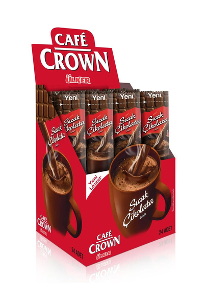 Ülker Cafe Crown Sıcak Çikolata 18.5 Gram x (24 Adet)
