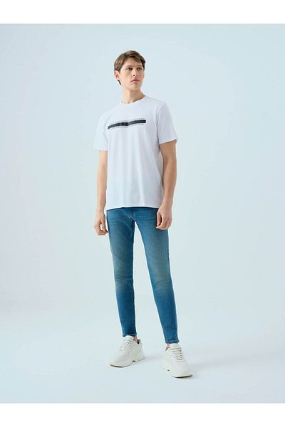 Loft Ανδρικό μπλουζάκι Regular Fit White Lf2038585