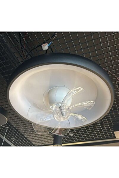 Home Hareketli Vantilatör Fanlı Led Plafonyer Kasalı Ø60 cm - 3 Işık Rengi - ...