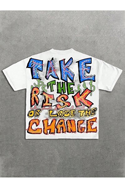 Jose Clothing Tricou imprimat cu mânecă scurtă cu croială supradimensionată