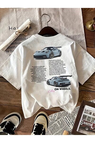 Jose Clothing Tricou imprimat cu mânecă scurtă cu croială supradimensionată