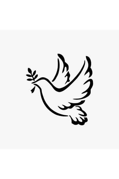 ONE SPRAY TATTOO Barış Güvercini Tekli Dövme Şablonu – Kına Kalıbı & Tattoo S...