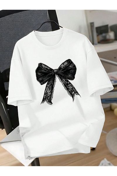 Bengi Clothing Tricou imprimat cu mânecă scurtă cu croială supradimensionată